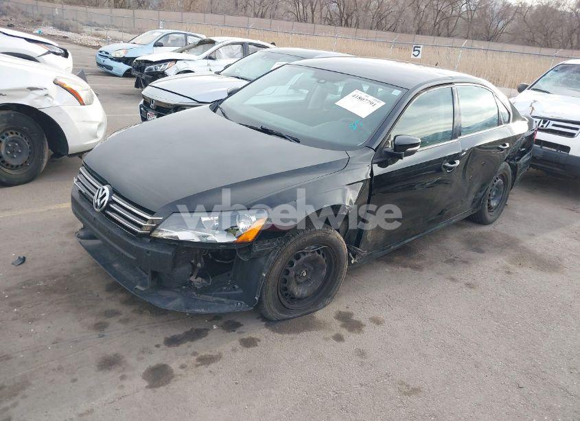 Photo 2 of 2013 Volkswagen Passat 2.5L S (VIN 1VWAH7A30DC088810)