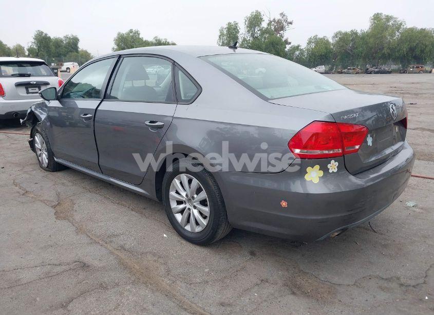 Photo 3 of 2012 Volkswagen Passat 2.5L S (VIN 1VWAH7A31CC087907)