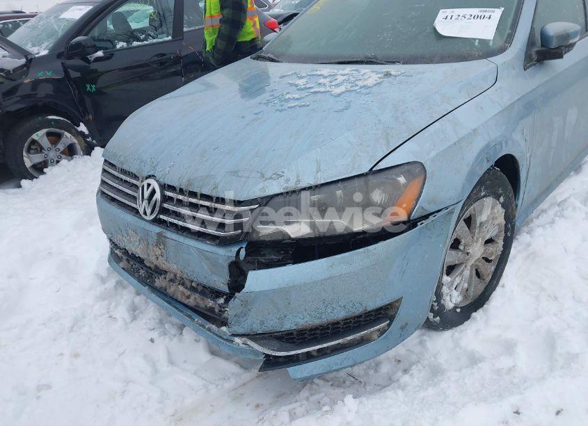 Photo 6 of 2013 Volkswagen Passat 2.5L S (VIN 1VWAH7A31DC111396)