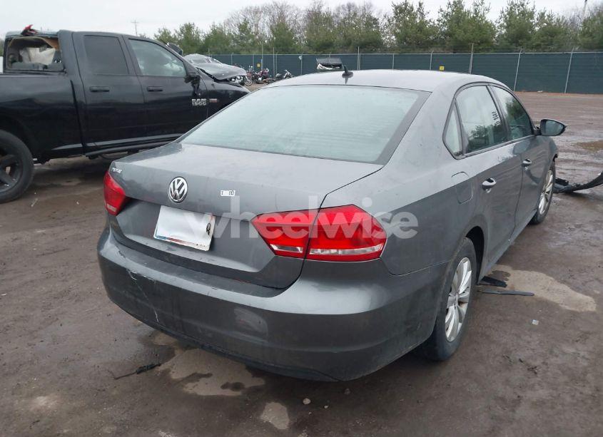 Photo 4 of 2012 Volkswagen Passat 2.5L S (VIN 1VWAH7A34CC029189)