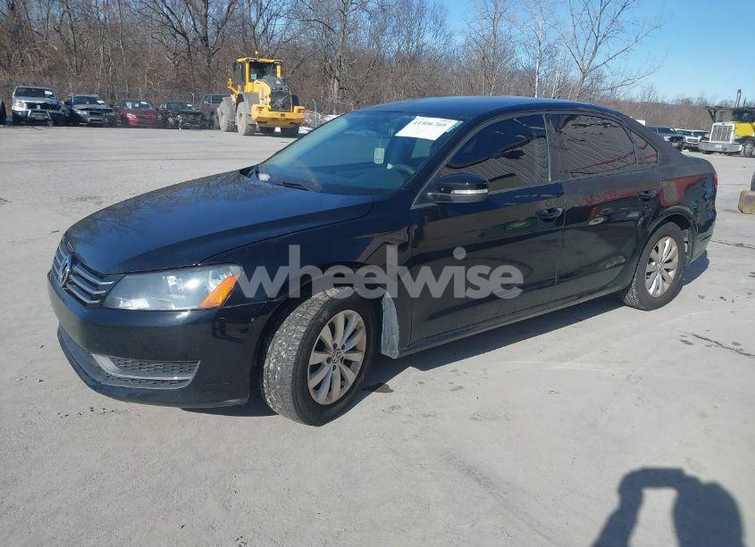 Photo 2 of 2013 Volkswagen Passat 2.5L S (VIN 1VWAH7A34DC007694)