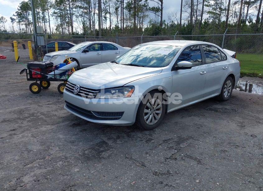 Photo 2 of 2014 Volkswagen Passat 2.5L WOLFSBURG EDITION (VIN 1VWAH7A34EC015859)
