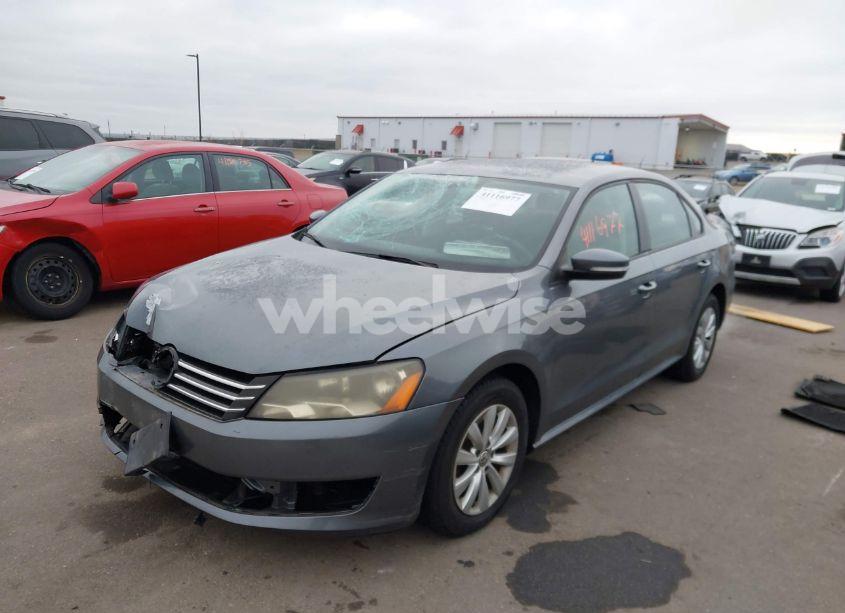 Photo 2 of 2012 Volkswagen Passat 2.5L S (VIN 1VWAH7A35CC111044)