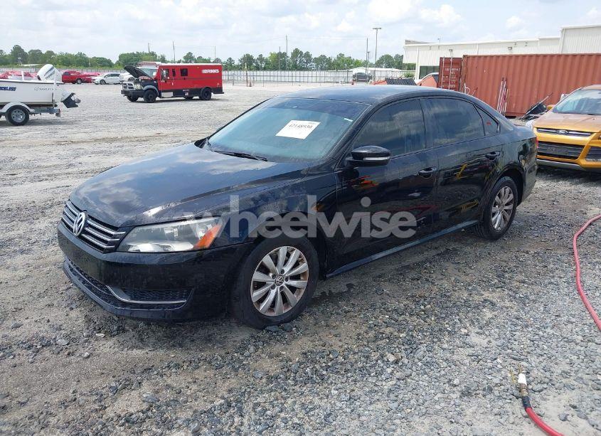 Photo 2 of 2013 Volkswagen Passat 2.5L S (VIN 1VWAH7A35DC109327)
