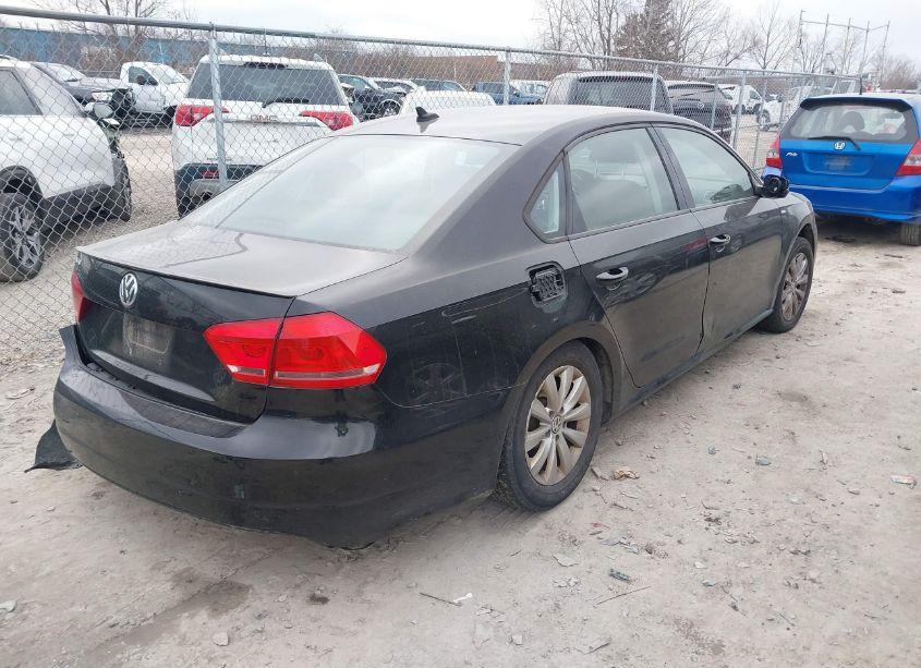 Photo 4 of 2014 Volkswagen Passat 2.5L S/2.5L WOLFSBURG EDITION (VIN 1VWAH7A35EC023193)