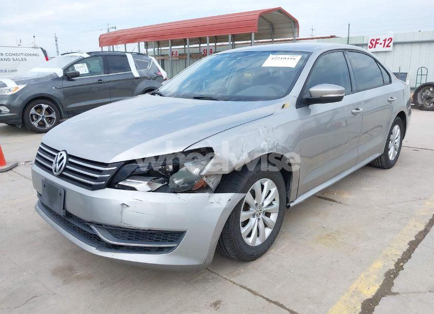 Photo 2 of 2013 Volkswagen Passat 2.5L S (VIN 1VWAH7A37DC106591)