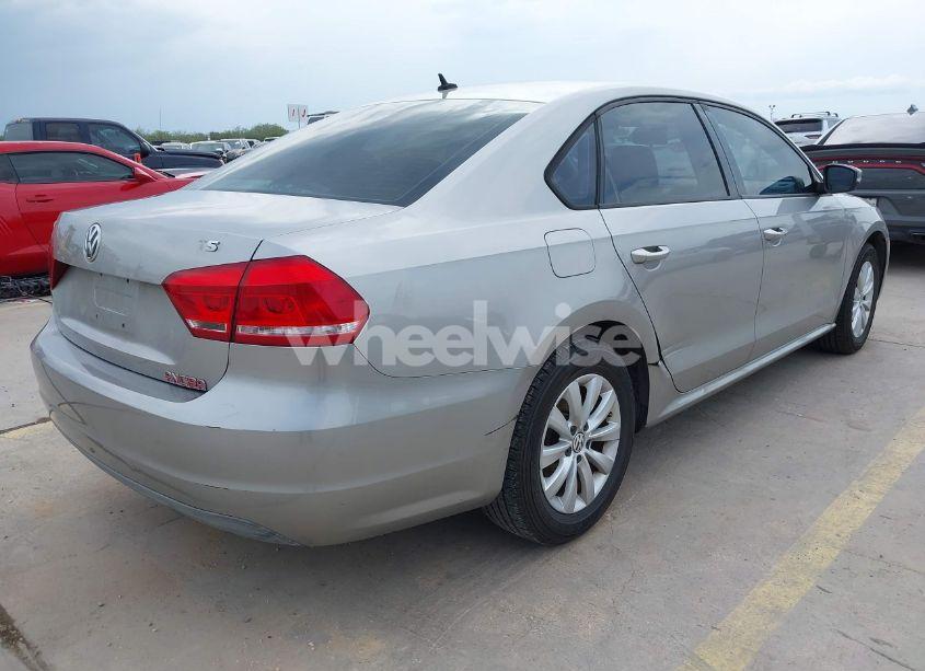 Photo 4 of 2013 Volkswagen Passat 2.5L S (VIN 1VWAH7A37DC106591)