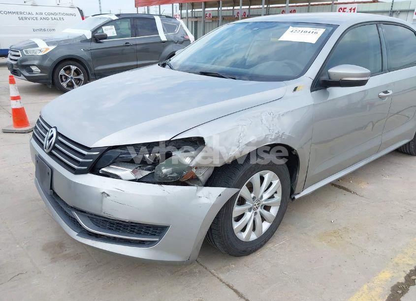 Photo 6 of 2013 Volkswagen Passat 2.5L S (VIN 1VWAH7A37DC106591)