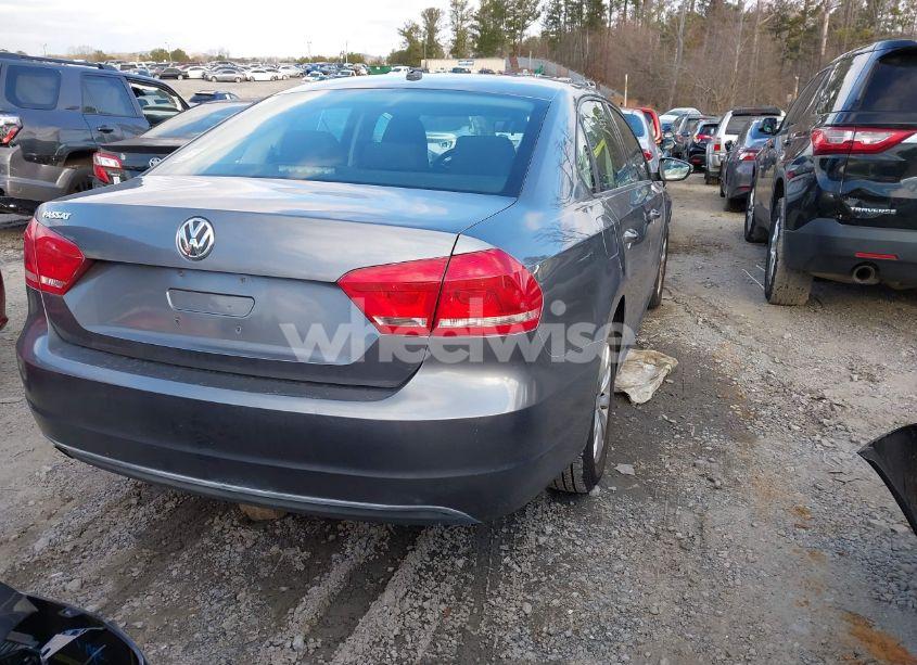 Photo 4 of 2012 Volkswagen Passat 2.5L S (VIN 1VWAH7A3XCC084214)