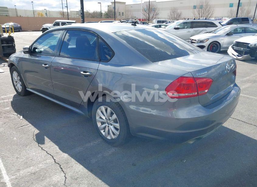 Photo 3 of 2013 Volkswagen Passat 2.5L S (VIN 1VWAP7A30DC029503)