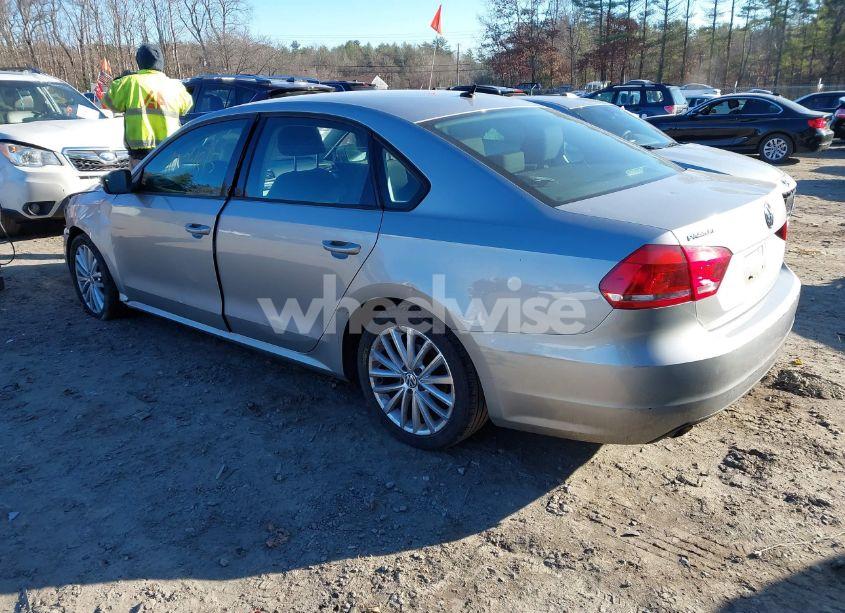 Photo 3 of 2014 Volkswagen Passat 2.5L S (VIN 1VWAP7A30EC008863)