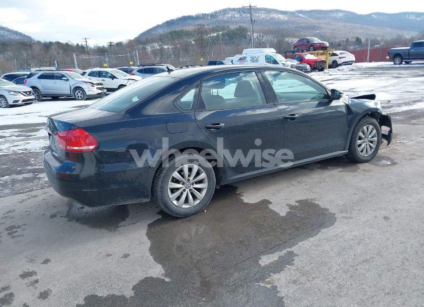 Photo 4 of 2012 Volkswagen Passat 2.5L S (VIN 1VWAP7A31CC037124)