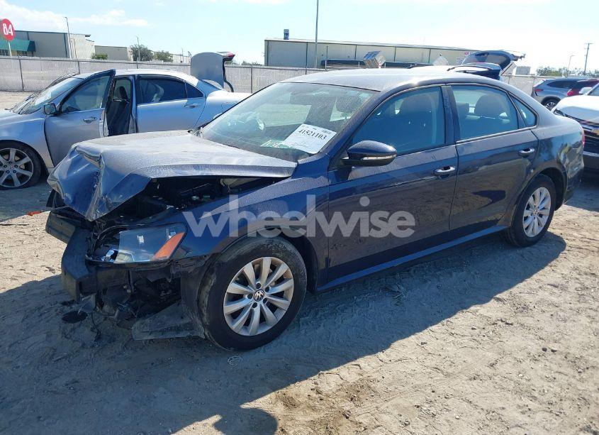 Photo 2 of 2012 Volkswagen Passat 2.5L S (VIN 1VWAP7A33CC051218)