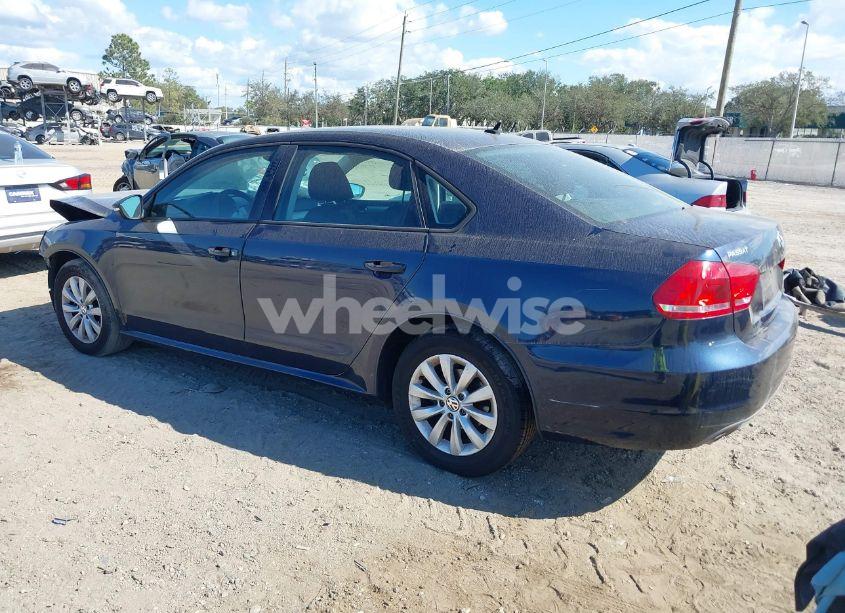 Photo 3 of 2012 Volkswagen Passat 2.5L S (VIN 1VWAP7A33CC051218)
