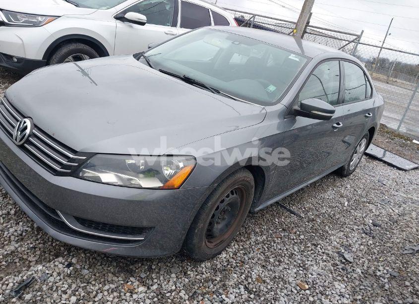 Photo 2 of 2013 Volkswagen Passat 2.5L S (VIN 1VWAP7A33DC121950)