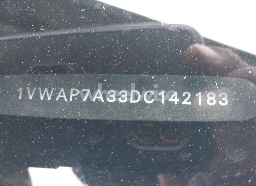 Photo 9 of 2013 Volkswagen Passat 2.5L WOLFSBURG EDITION (VIN 1VWAP7A33DC142183)