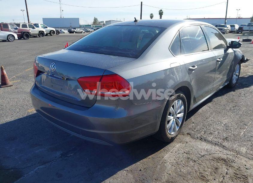 Photo 4 of 2012 Volkswagen Passat 2.5L S (VIN 1VWAP7A34CC019328)