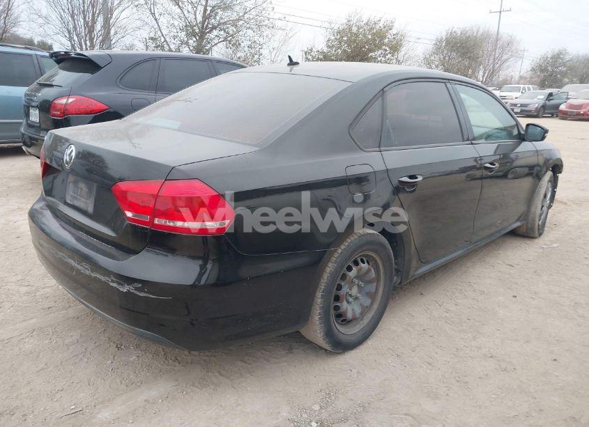 Photo 4 of 2013 Volkswagen Passat 2.5L S (VIN 1VWAP7A34DC065453)