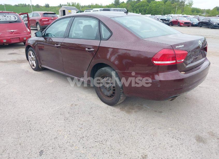 Photo 3 of 2013 Volkswagen Passat 2.5L S (VIN 1VWAP7A34DC065484)