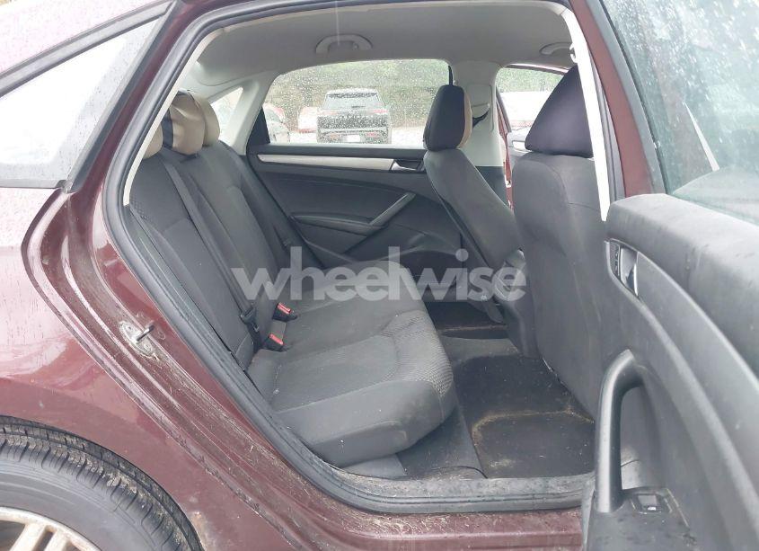 Photo 8 of 2013 Volkswagen Passat 2.5L S (VIN 1VWAP7A34DC065484)