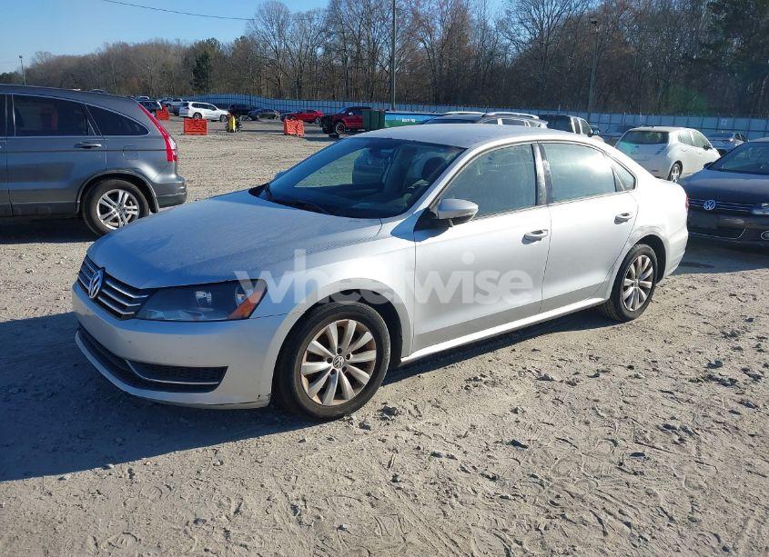 Photo 2 of 2012 Volkswagen Passat 2.5L S (VIN 1VWAP7A35CC063824)
