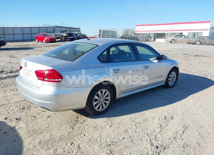 Photo 4 of 2012 Volkswagen Passat 2.5L S (VIN 1VWAP7A35CC063824)