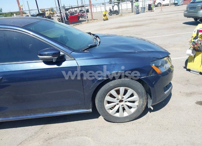 Photo 13 of 2013 Volkswagen Passat 2.5L S (VIN 1VWAP7A35DC026578)