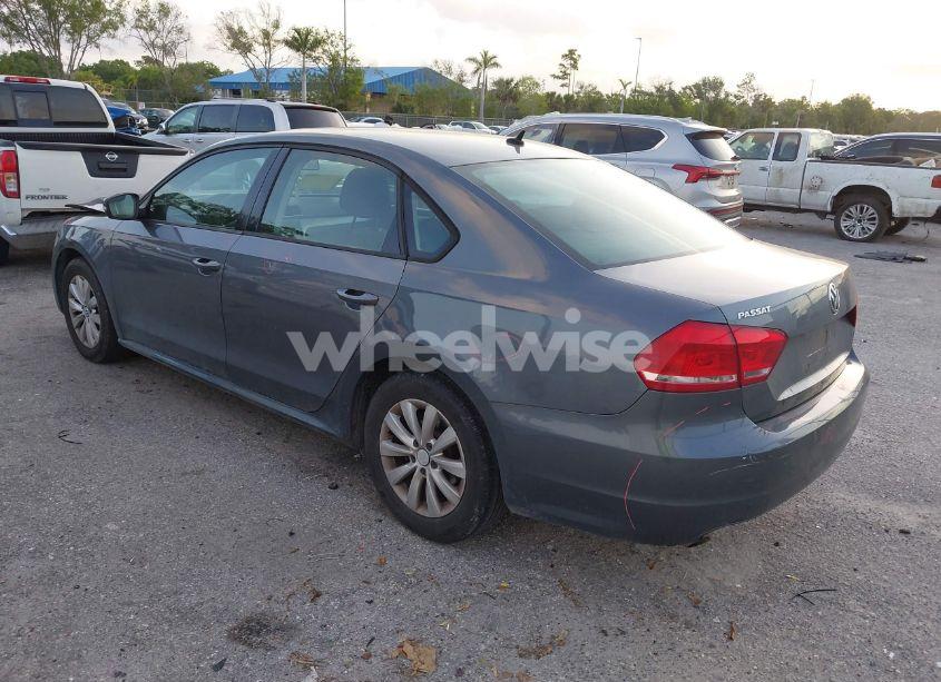 Photo 3 of 2013 Volkswagen Passat 2.5L S (VIN 1VWAP7A36DC114152)