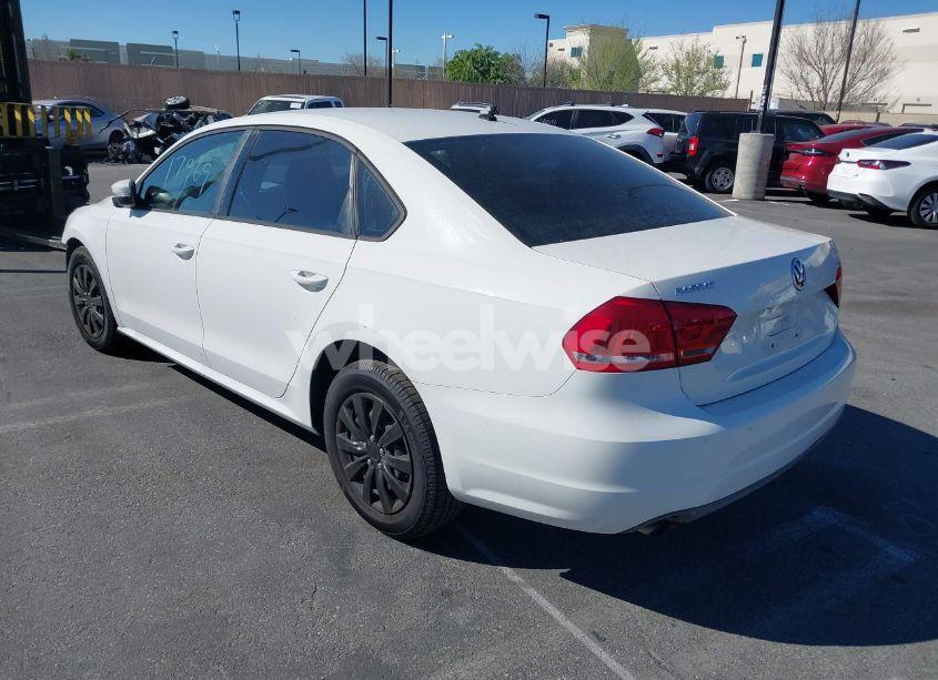 Photo 3 of 2014 Volkswagen Passat 2.5L S (VIN 1VWAP7A36EC012383)