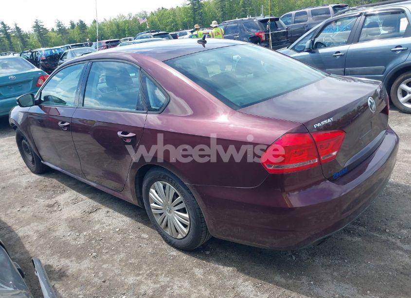 Photo 3 of 2014 Volkswagen Passat 2.5L S (VIN 1VWAP7A36EC029426)