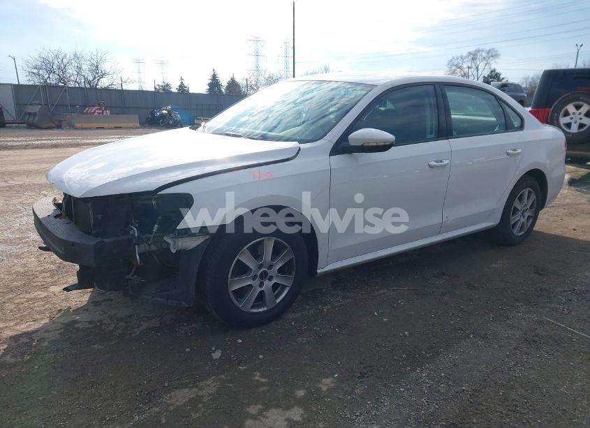Photo 2 of 2012 Volkswagen Passat 2.5L S (VIN 1VWAP7A37CC005245)