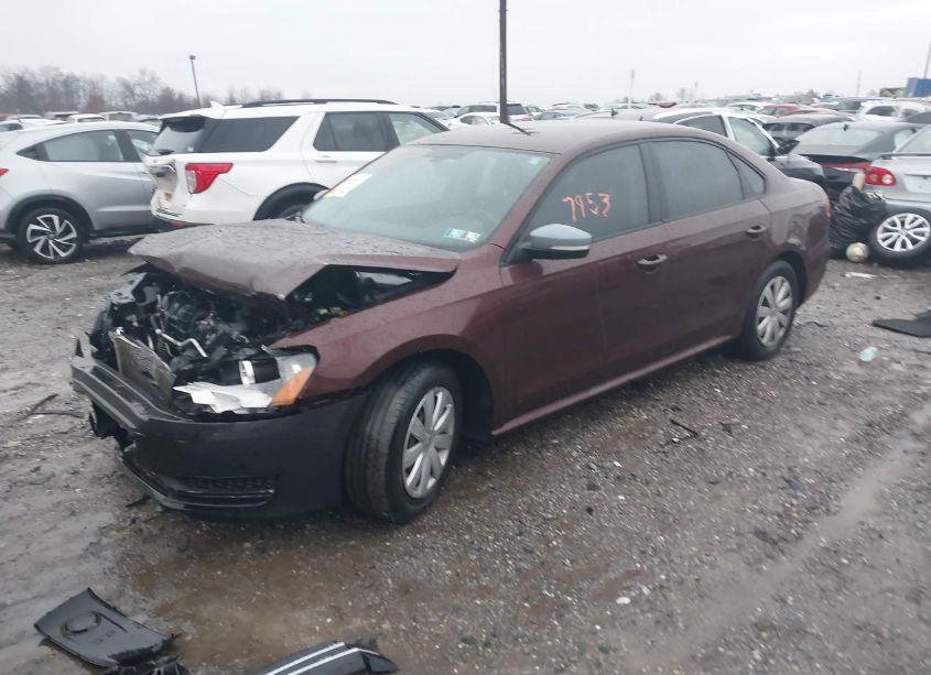Photo 2 of 2012 Volkswagen Passat 2.5L S (VIN 1VWAP7A37CC065591)