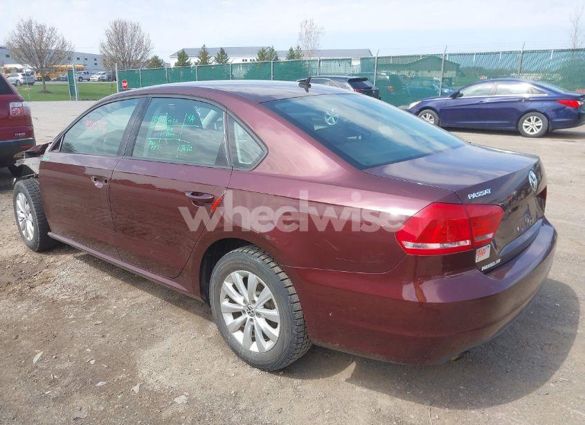 Photo 3 of 2012 Volkswagen Passat 2.5L S (VIN 1VWAP7A37CC079555)