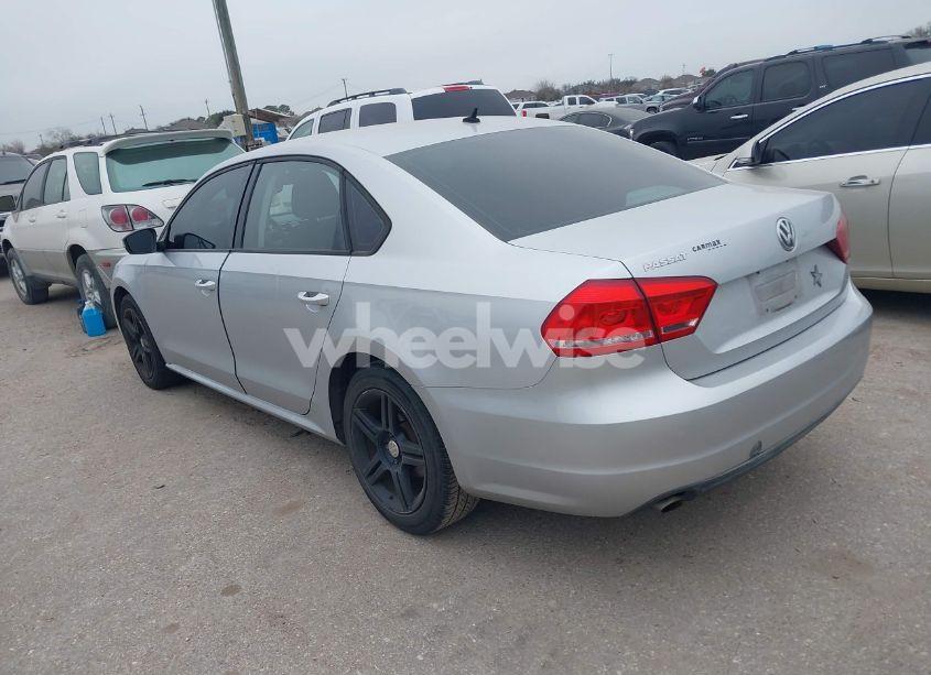 Photo 3 of 2014 Volkswagen Passat 2.5L S (VIN 1VWAP7A37EC005863)