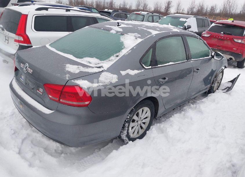Photo 4 of 2012 Volkswagen Passat 2.5L S (VIN 1VWAP7A38CC015458)
