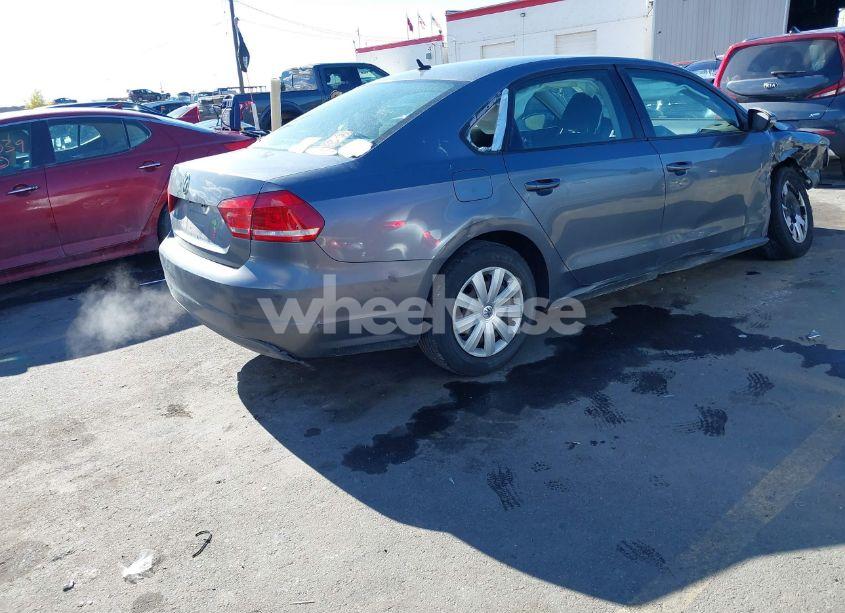 Photo 4 of 2012 Volkswagen Passat 2.5L S (VIN 1VWAP7A38CC043647)