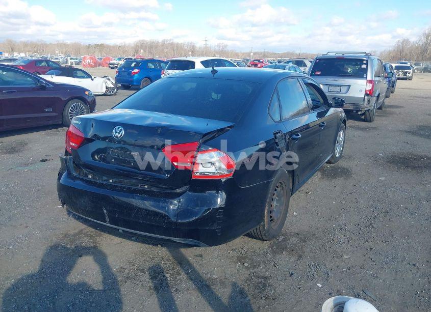 Photo 4 of 2013 Volkswagen Passat 2.5L S (VIN 1VWAP7A38DC070025)