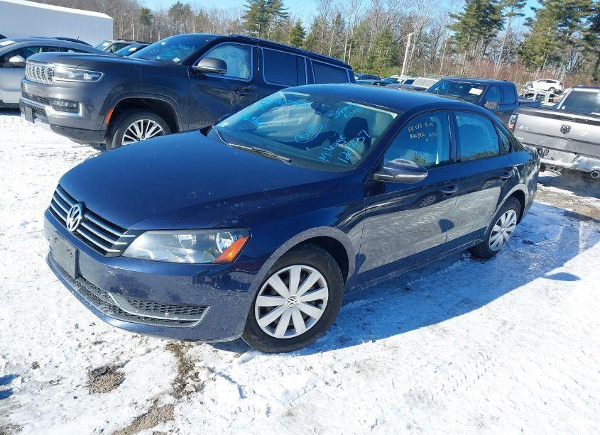 Photo 2 of 2012 Volkswagen Passat 2.5L S (VIN 1VWAP7A39CC019549)