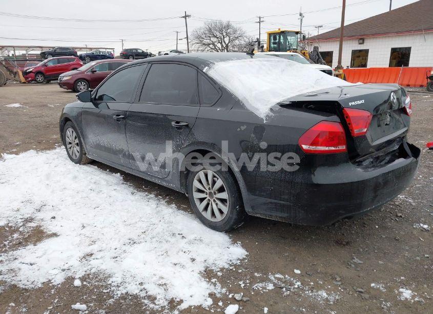 Photo 3 of 2012 Volkswagen Passat 2.5L S (VIN 1VWAP7A3XCC015736)