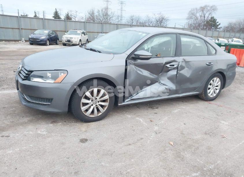Photo 2 of 2012 Volkswagen Passat 2.5L S (VIN 1VWAP7A3XCC034738)
