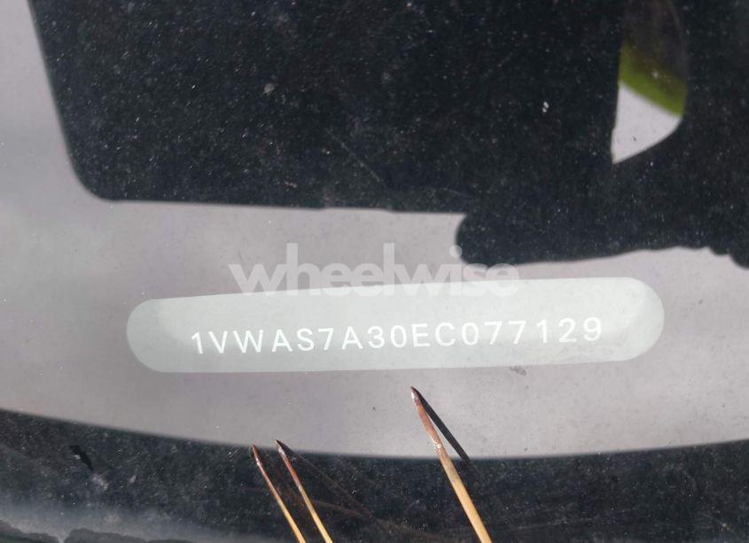 Photo 9 of 2014 Volkswagen Passat 1.8T WOLFSBURG EDITION (VIN 1VWAS7A30EC077129)