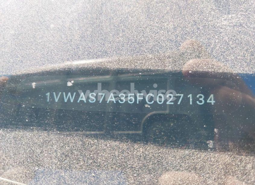 Photo 9 of 2015 Volkswagen Passat 1.8T WOLFSBURG EDITION (VIN 1VWAS7A35FC027134)