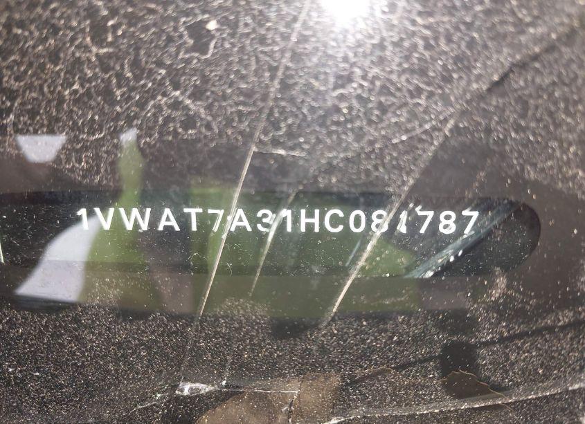 Photo 9 of 2017 Volkswagen Passat 1.8T S (VIN 1VWAT7A31HC081787)