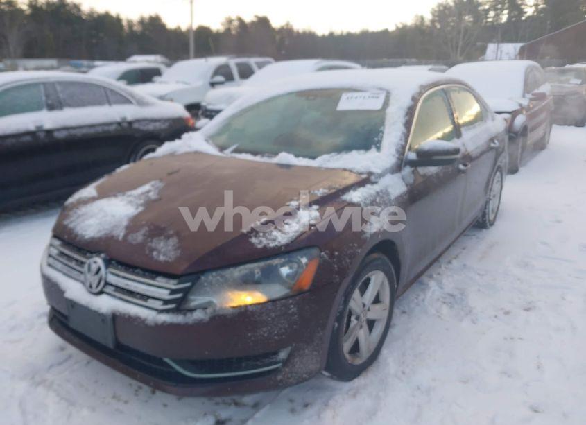 Photo 2 of 2014 Volkswagen Passat 1.8T WOLFSBURG EDITION (VIN 1VWAT7A32EC032660)