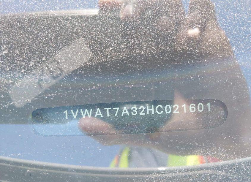 Photo 9 of 2017 Volkswagen Passat 1.8T S (VIN 1VWAT7A32HC021601)