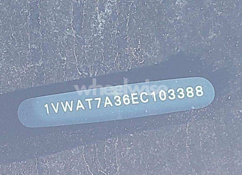 Photo 9 of 2014 Volkswagen Passat 1.8T S (VIN 1VWAT7A36EC103388)