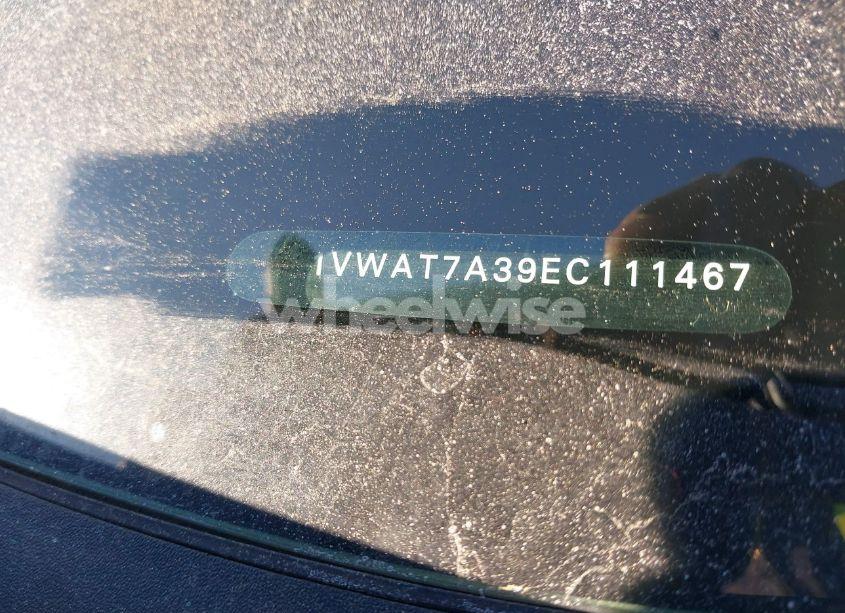 Photo 12 of 2014 Volkswagen Passat 1.8T WOLFSBURG EDITION (VIN 1VWAT7A39EC111467)