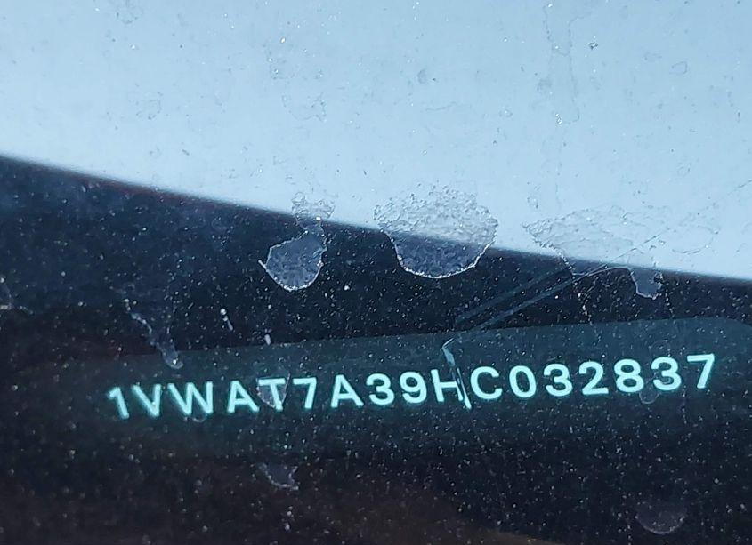 Photo 17 of 2017 Volkswagen Passat 1.8T S (VIN 1VWAT7A39HC032837)