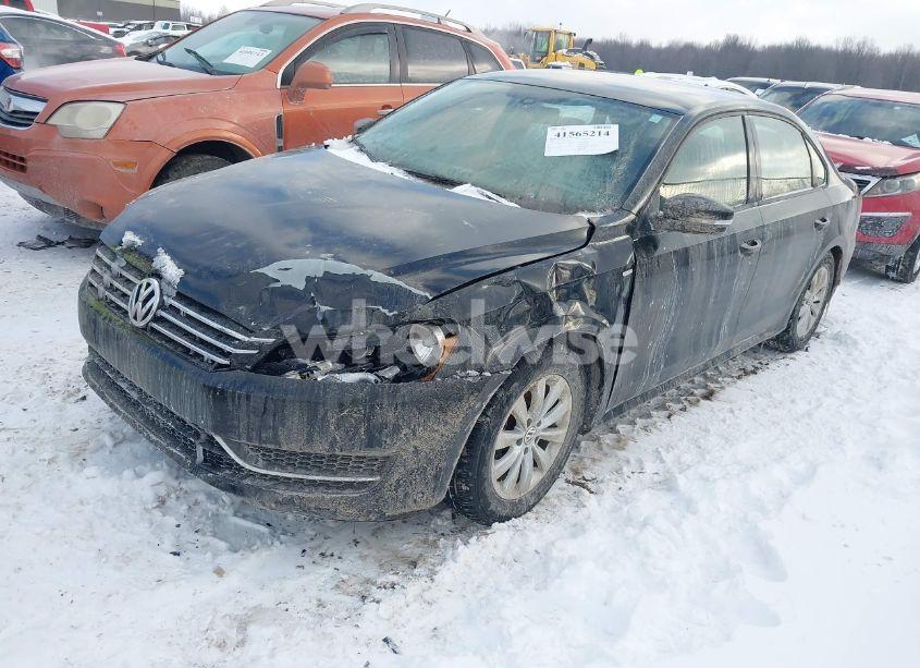 Photo 2 of 2014 Volkswagen Passat 1.8T WOLFSBURG EDITION (VIN 1VWAT7A3XEC095182)