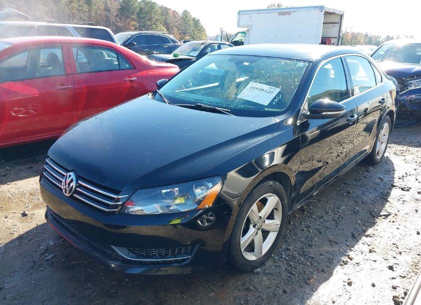Photo 2 of 2012 Volkswagen Passat 2.5L SE (VIN 1VWBH7A30CC074005)